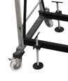 AX6 Set of Two Parking Jacks for Scaffold and Work Platform Stability, Heavy Duty Support Accessory for Secure Positioning, Safer Parking and Industrial Maintenance Applications